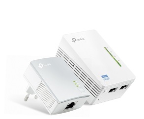 Kit EXTENSOR Powerline AV600 WiFi 300 Mbps TL-WPA4220KIT